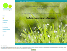Tablet Screenshot of ecosinergies.com